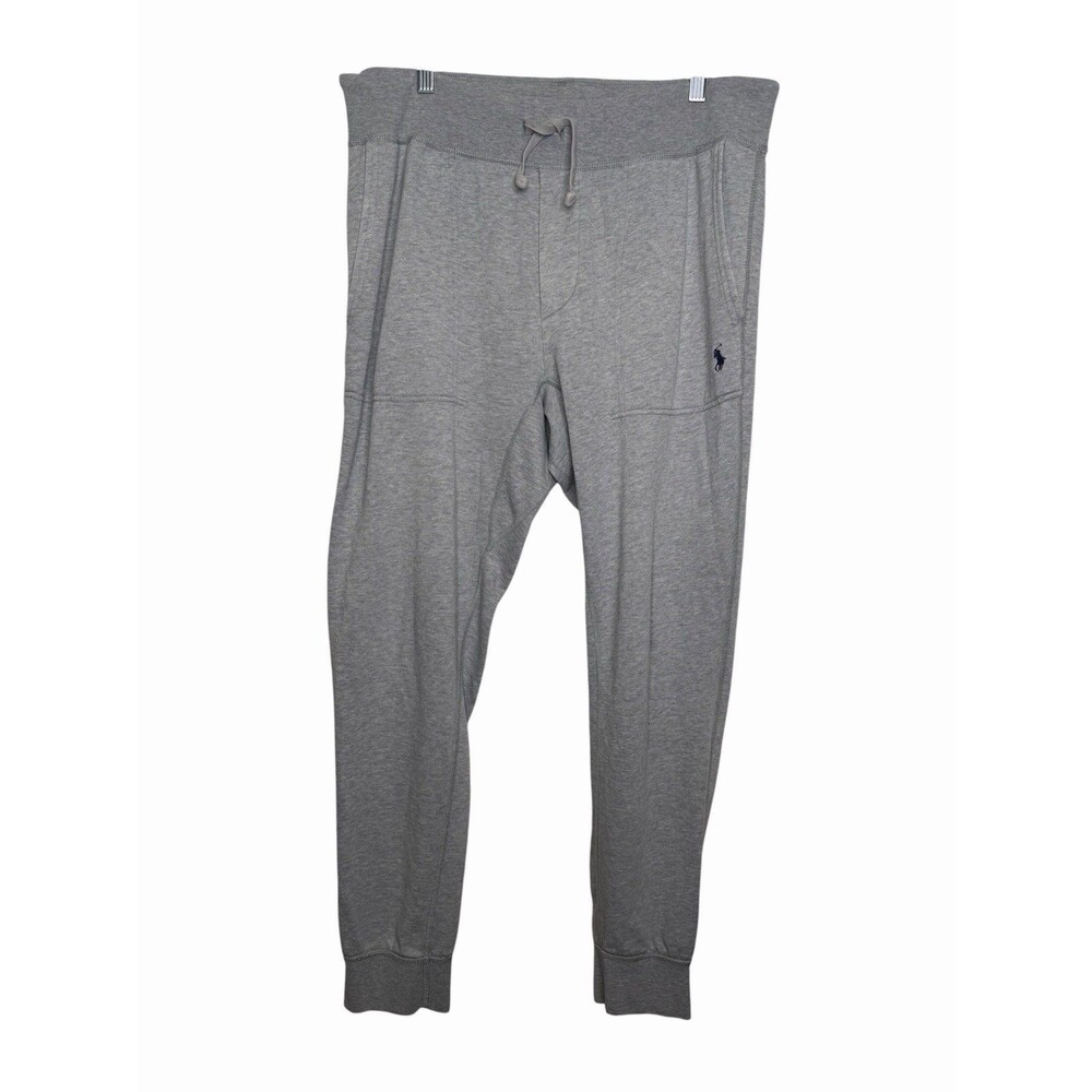 POLO Ralph Lauren Men’s Grey Sweat Pants Joggers Sz L Athletic Athleisure Gym